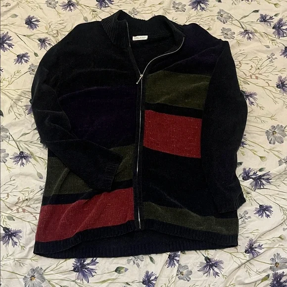 Men's Multicolor Zip-Up Jacket - Picture 3 of 5